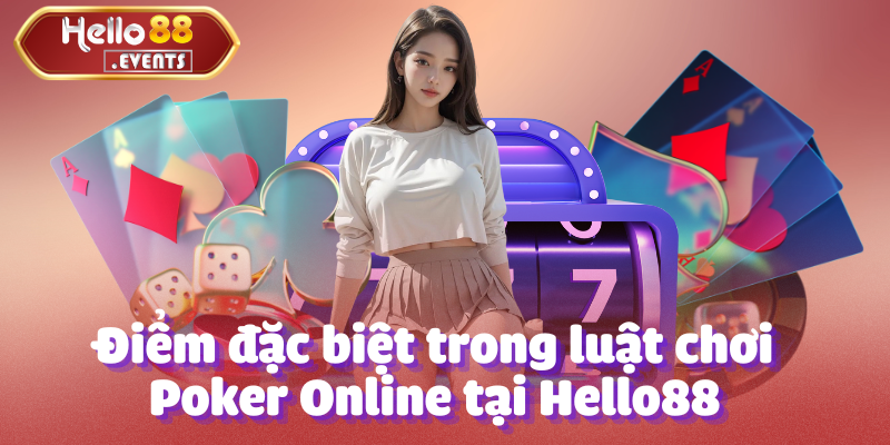 Poker Online - Sảnh chơi cá cược game bài số 1 tại Việt Nam 2 Điểm đặc biệt trong luật chơi Poker Online tại Hello88