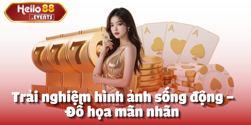 Casino Hello88 – Trải nghiệm cá cược đỉnh cao, hấp dẫn 2025 3 Trải nghiệm hình ảnh sống động – Đồ họa mãn nhãn