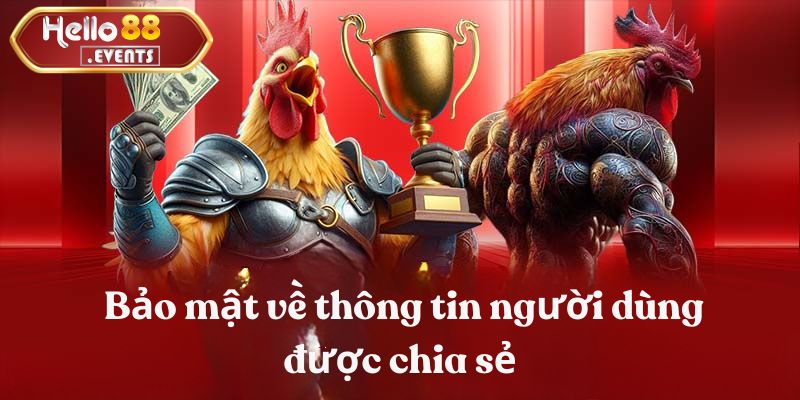 Chính sách bảo mật Hello88 - Tổng hợp thông tin 2025 4 Chính sách bảo mật về thông tin người dùng được chia sẻ