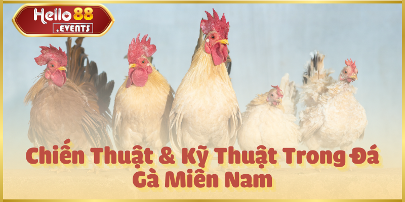 Đá gà Miền Nam Hello88 – Kinh nghiệm, luật chơi và chiến kê hay 5 Chiến Thuật & Kỹ Thuật Trong Đá Gà Miền Nam