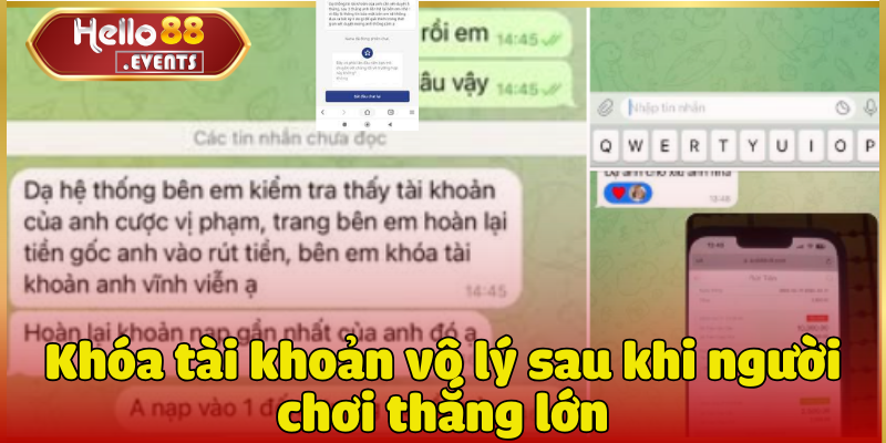 Nhà cái có bị phốt không? Sự thật cần biết ngay trong 2025! 3 Khóa tài khoản vô lý sau khi người chơi thắng lớn