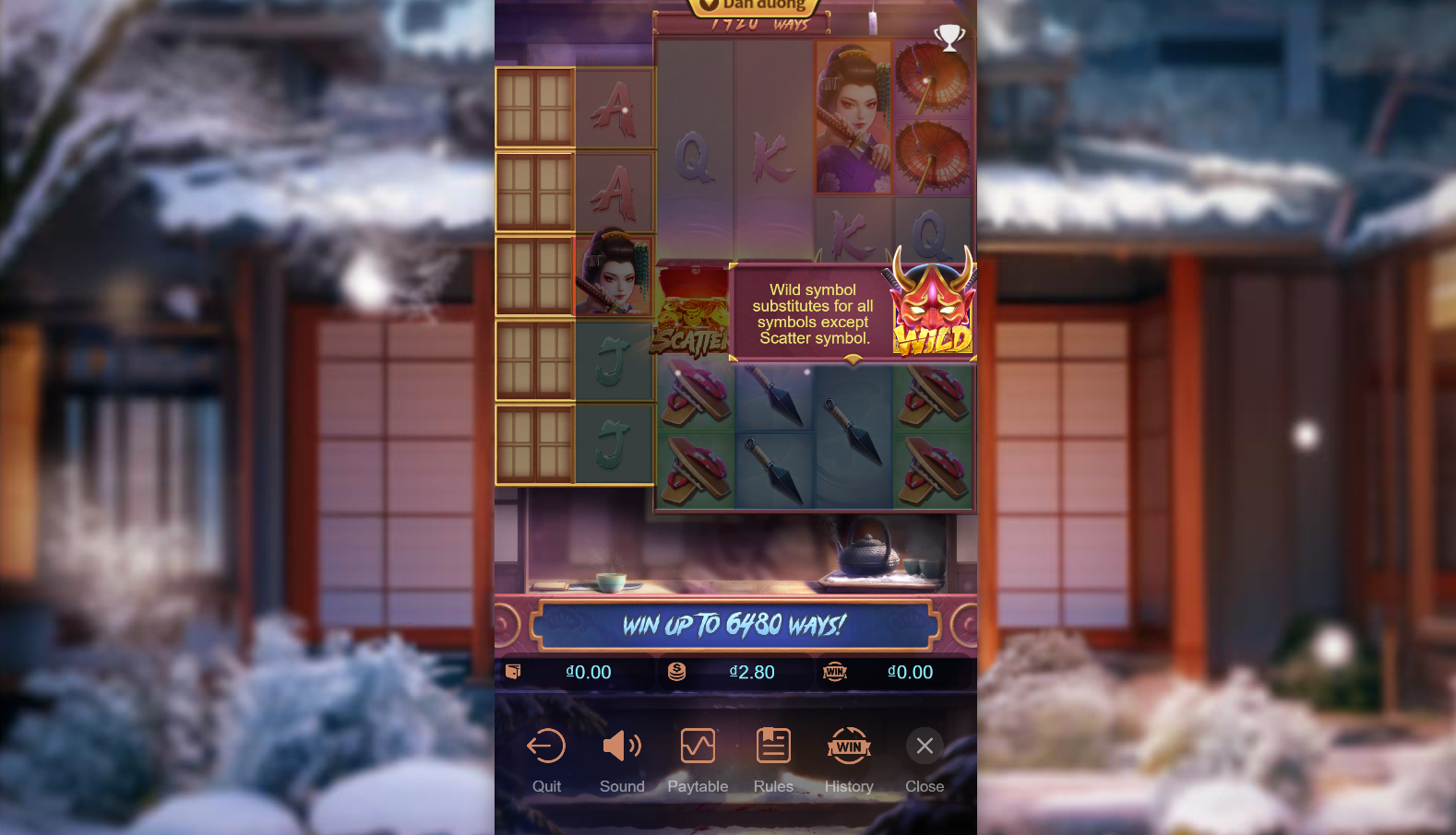 Geisha's Revenge – Slot game độc đáo đậm chất châu Á tại Hello88 3 Tính năng nổi bật của Geisha's Revenge – Nhân bội và Quay miễn phí