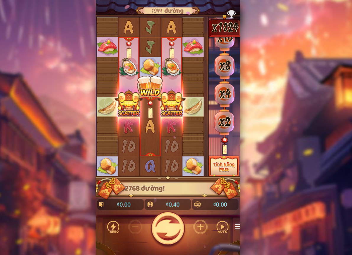 Oishi Delights – Slot game ẩm thực Nhật Bản hấp dẫn tại Hello88 2 Luật chơi Oishi Delights