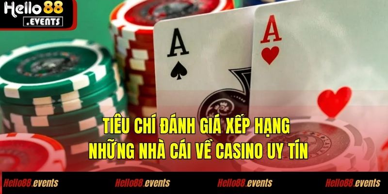 Review Top 10 Brand Về Casino Uy Tín Nhất Hiện Nay 1 Tiêu chí đánh giá xếp hạng những nhà cái về casino uy tín