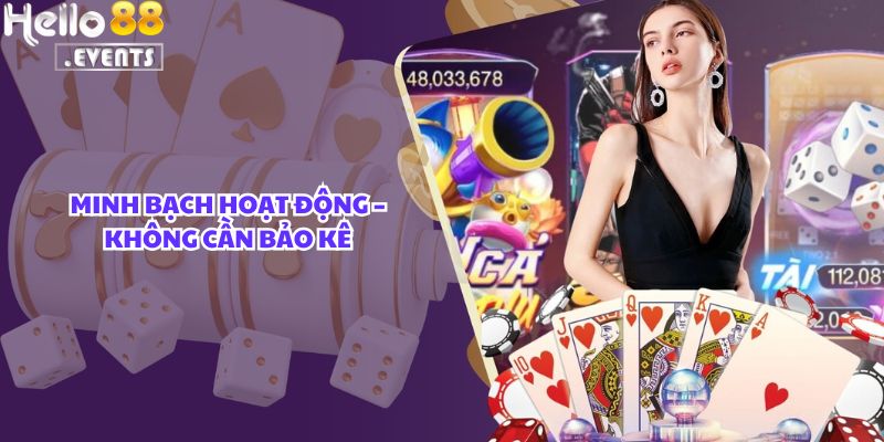 Hello88 - Có Được Bảo Kê Hay “Chống Lưng” Từ Thế Lực Nào Không? Sự Thật Là… 2 Minh bạch hoạt động – không cần bảo kê
