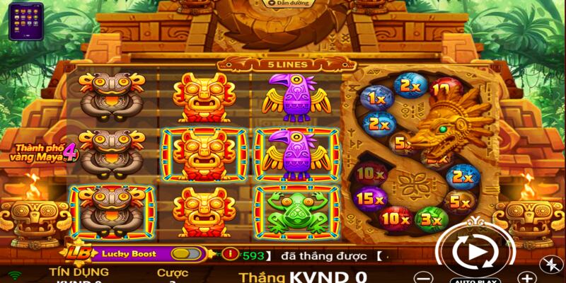 Thành phố vàng Maya 4 - Khám phá đường đua kho báu hấp dẫn tại Hello88 3 Hướng dẫn chơi và mẹo giành chiến thắng